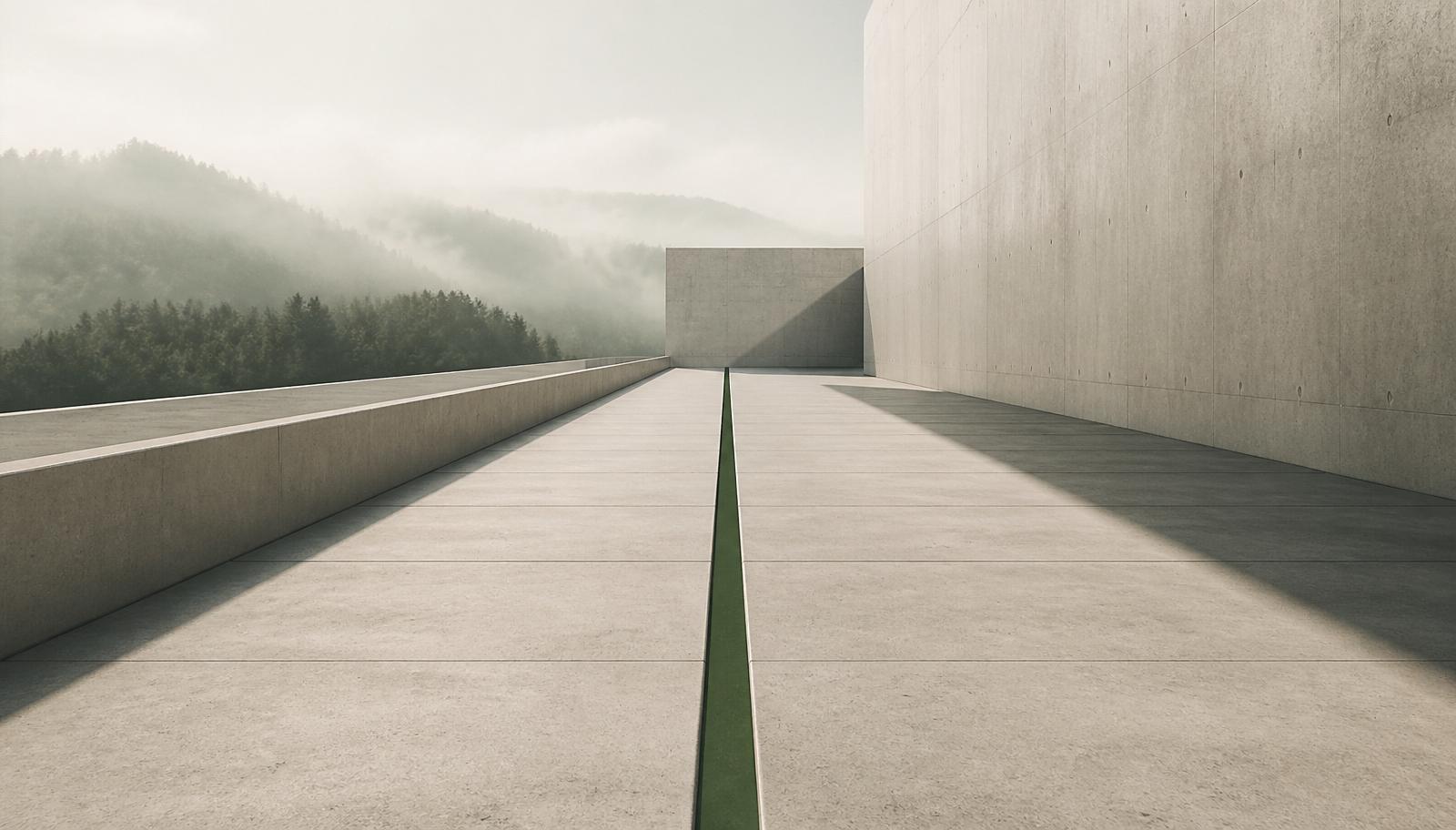 A clear path leading forward, symbolising strategy turning into execution